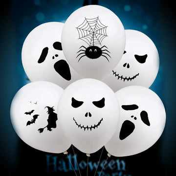 42 Balloons in A Pack Halloween White Balloon Forest Birthday Decoration Scene Arrangement Arch Balloon Set