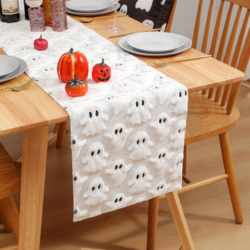 Halloween Theme Ghost Tablecloth Creative Home Kitchen Printed Tablecloth Party Atmosphere Decoration supplies Holiday Gift