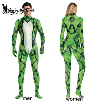Halloween Costume For Women Men Cosplay Costume Carnival Purim Festival Party Outfit Zentai Bodysuits#1#W