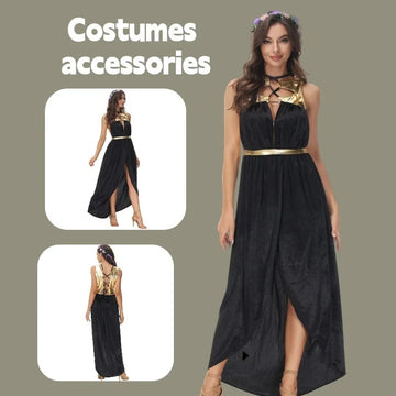Halloween Costume Role Play Cosplay Dress Dance Party Outfit Stage Performance Clothing Costumes Accessories