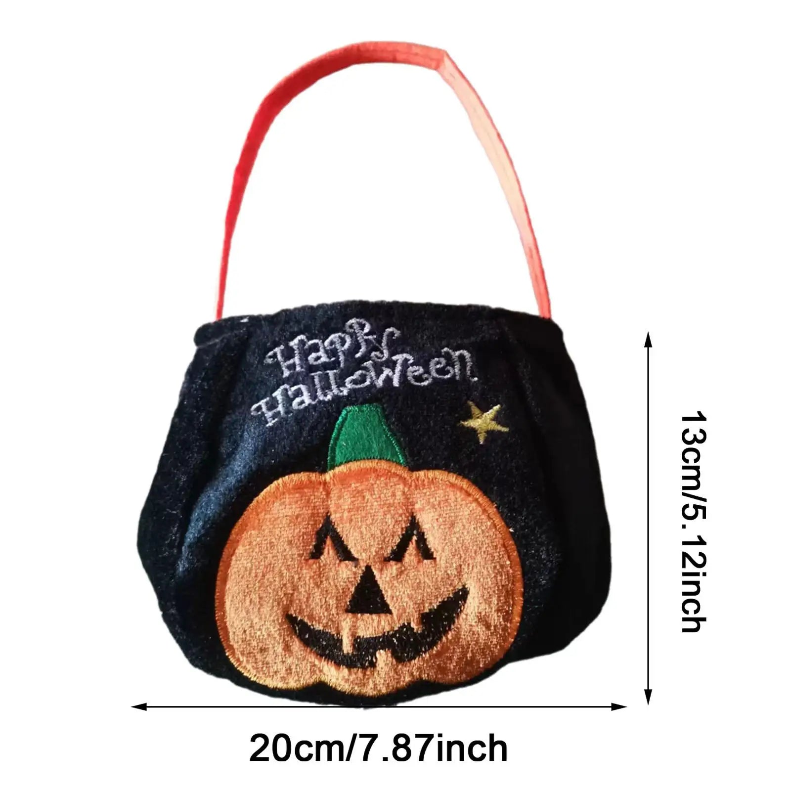 Trick or Treat Tote Bag Reusable Multipurpose Snack Grocery Bag Halloween Treat Bag Halloween Candy Basket Tote Gift Bucket