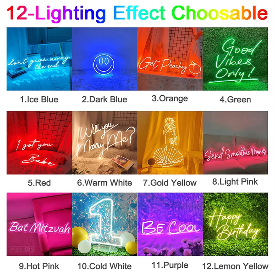 Trick 'r Treat Lollipop LED Neon Sign- Halloween Pumpkin Decor Wall Light USB-Powered for Party/Bedroom/Kids Room Gift for Kids