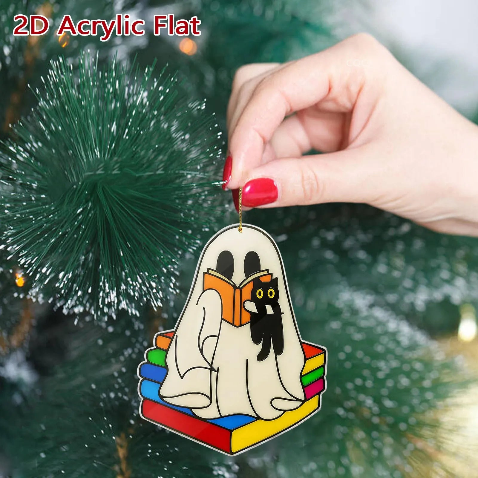 Halloween Ghost Countdown Calendar 2D Hanging Decor Creative Surprise Blind Box Spooky Party Activity Fun Holiday Gift Set