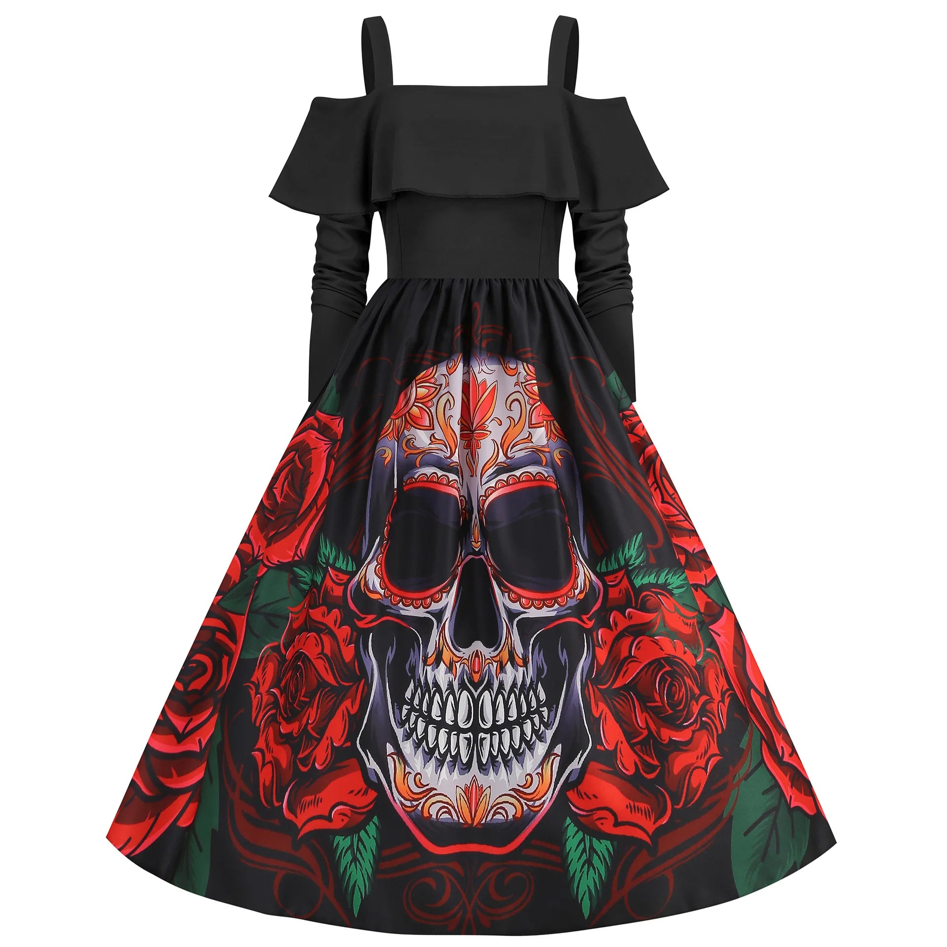 Halloween Medieval Scary Cosplay Costumes for Women Sexy Skull Ghostface Party Dress Disfraz Hombre Mujer Carnival Dress Up