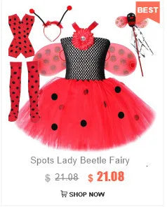 Kids Halloween Witch Costumes for Girls Carnival Party Fancy Dresses with Witches Hat Broom Children Hallowmas Disguise Outfit
