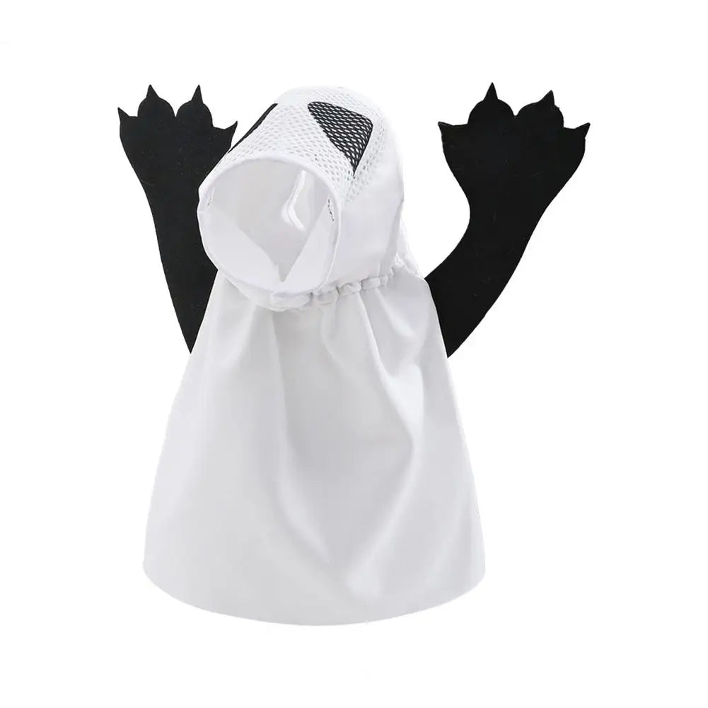 Halloween Dog Ghost Costume Pet Dress Up As A Ghost Outfit for Small Medium Large Dogs Halloween Cosplay Party Cat Ghost Outfit