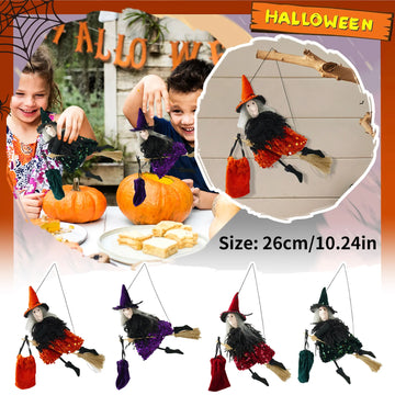 Halloween Decorations Witch Small Pendants Home And Party Decorations Halloween Party Decoration Hanging Pendants Scene Dress Up