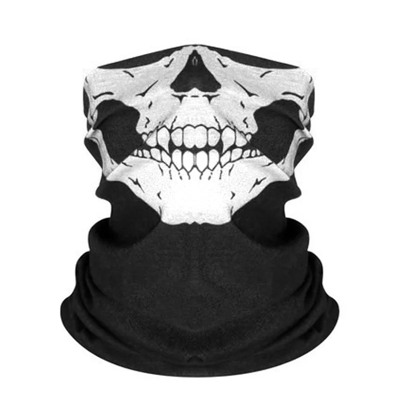 Halloween Mask Horror Skeleton Chin Mask Skeleton Performance Party Dress Up Real CS Masks