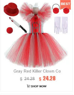 Kids Halloween Witch Costumes for Girls Carnival Party Fancy Dresses with Witches Hat Broom Children Hallowmas Disguise Outfit