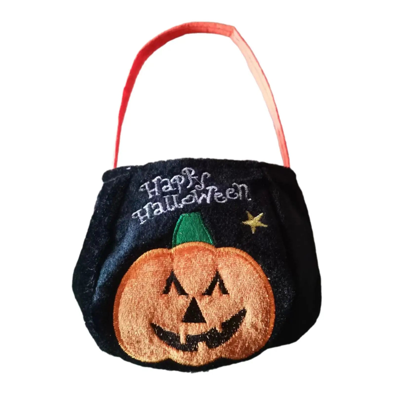Trick or Treat Tote Bag Reusable Multipurpose Snack Grocery Bag Halloween Treat Bag Halloween Candy Basket Tote Gift Bucket
