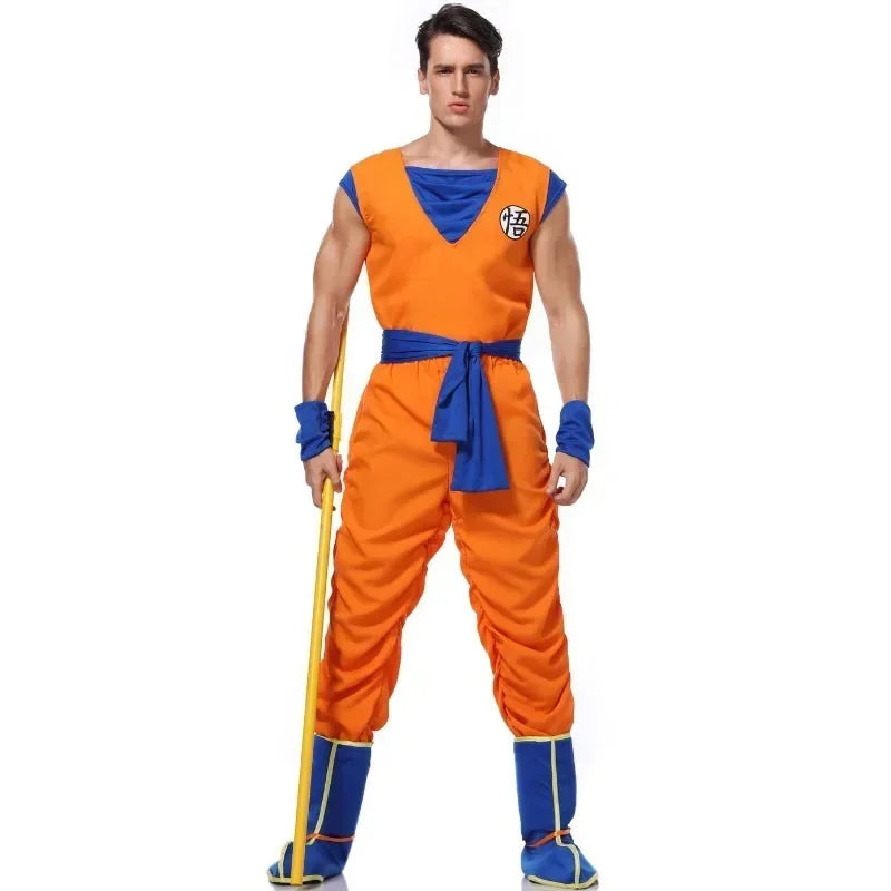 Halloween Costumes Orange pour adultes, anime d'halloween, mascarade de fils, Cosplay, super-héros, jeu de rôle, déguisement