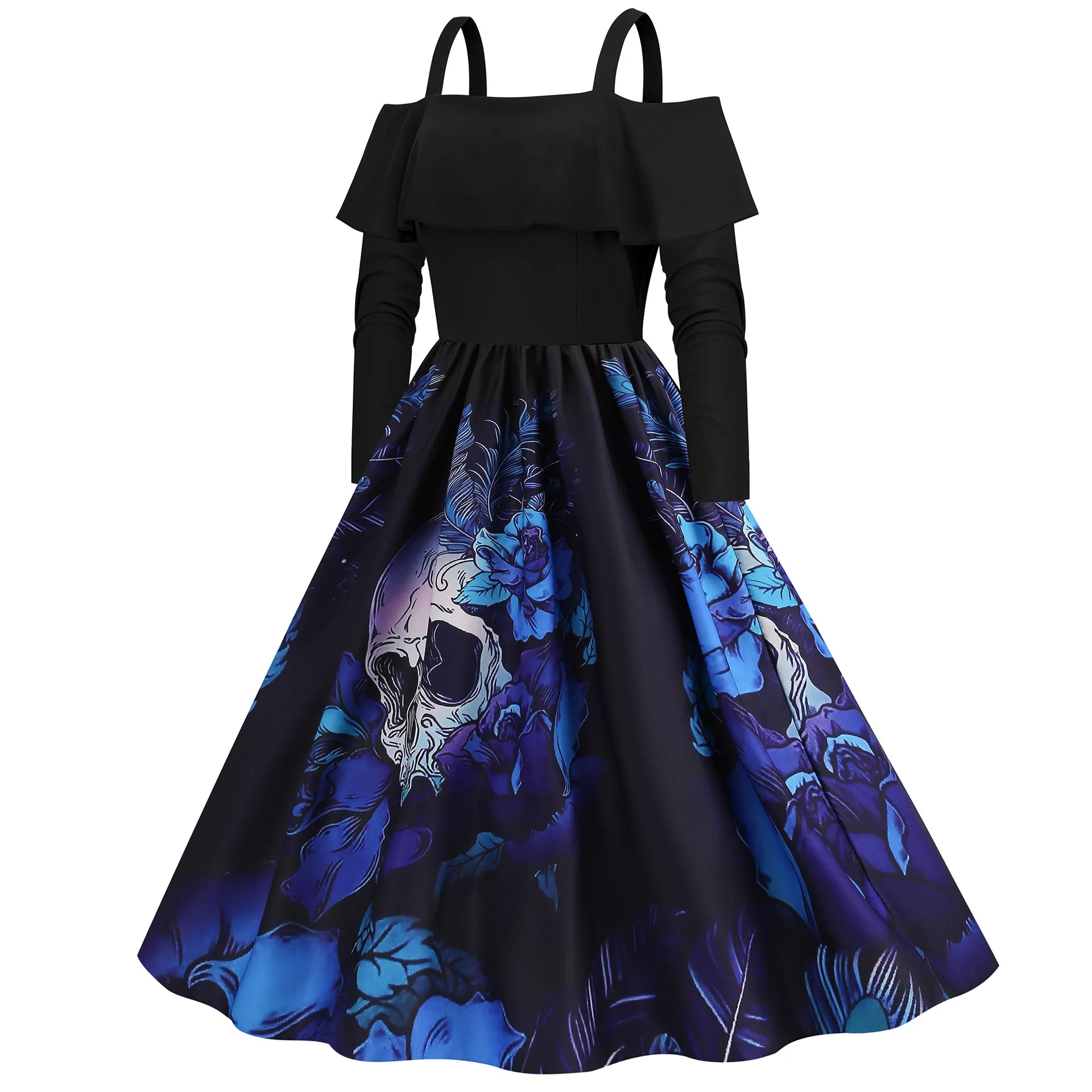 Halloween Medieval Scary Cosplay Costumes for Women Sexy Skull Ghostface Party Dress Disfraz Hombre Mujer Carnival Dress Up