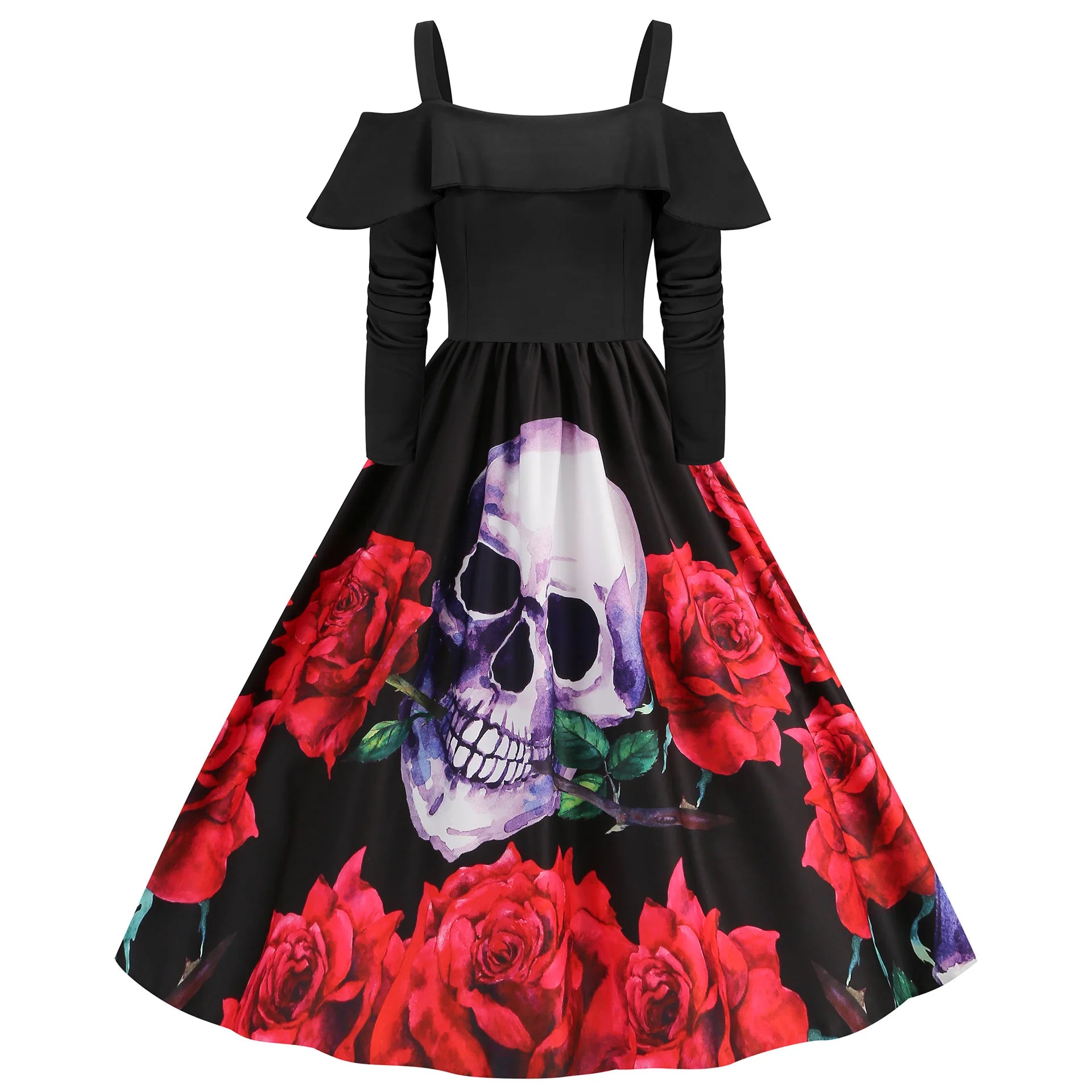 Halloween Medieval Scary Cosplay Costumes for Women Sexy Skull Ghostface Party Dress Disfraz Hombre Mujer Carnival Dress Up