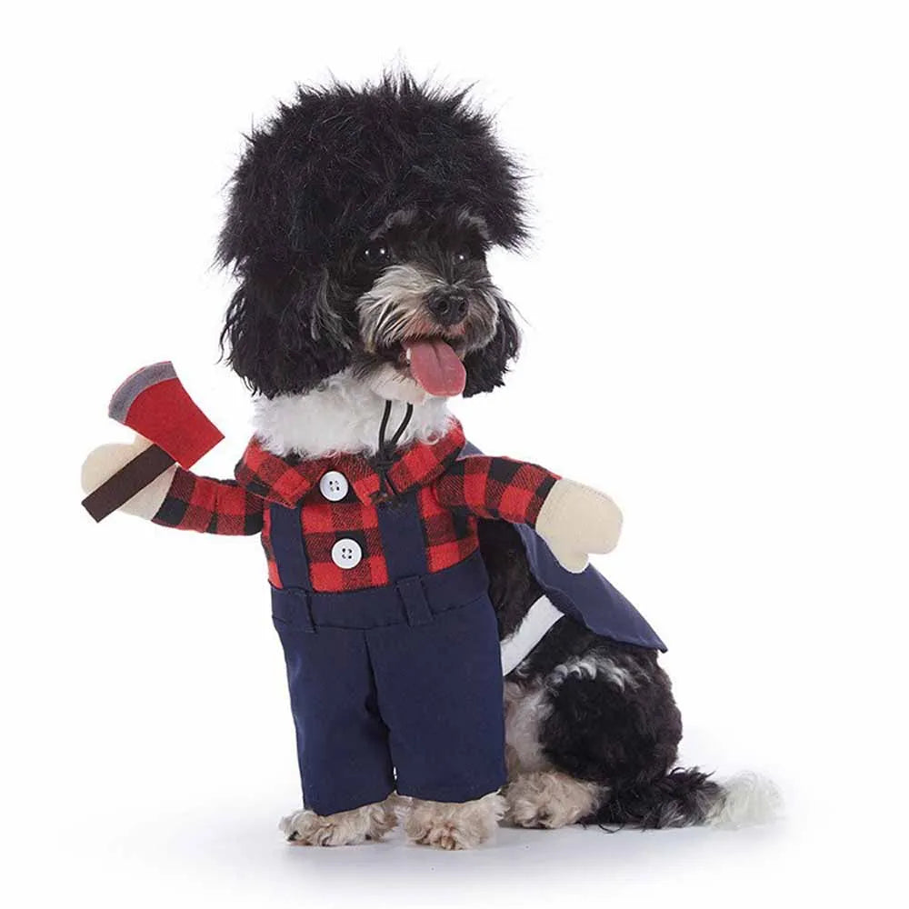 Halloween Pet Costume With Hat Dogs And Cat Cute & Funny Dress-Up Outfit For Party Cosplay Holiday Photos Puppy Kitten Clothing