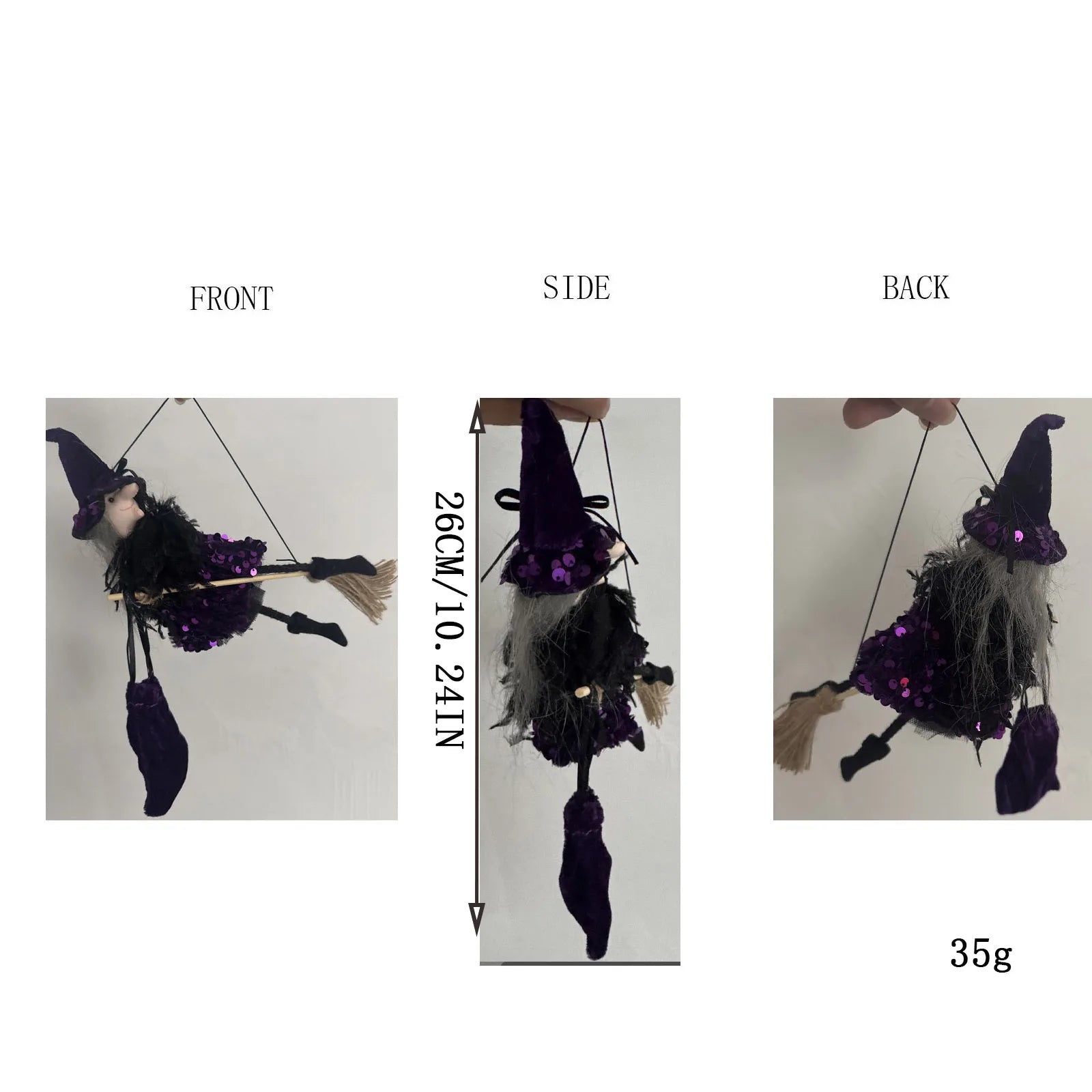 Halloween Decorations Witch Small Pendants Home And Party Decorations Halloween Party Decoration Hanging Pendants Scene Dress Up