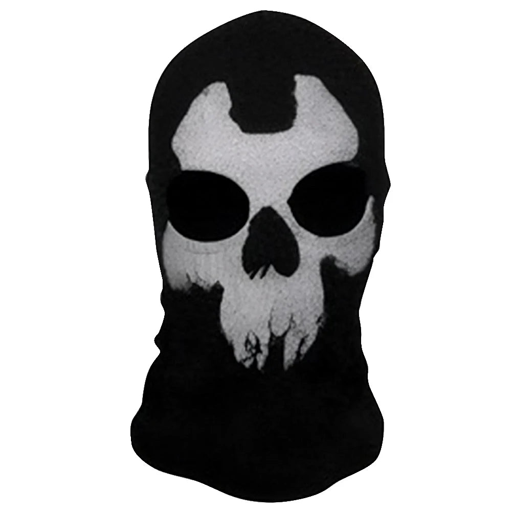 Halloween new mask Black Mask Balaclava Beanies Hats Men Ghost Skull Full Face Warmly Mask Hood Beanie Ggorros Hombre Casquette
