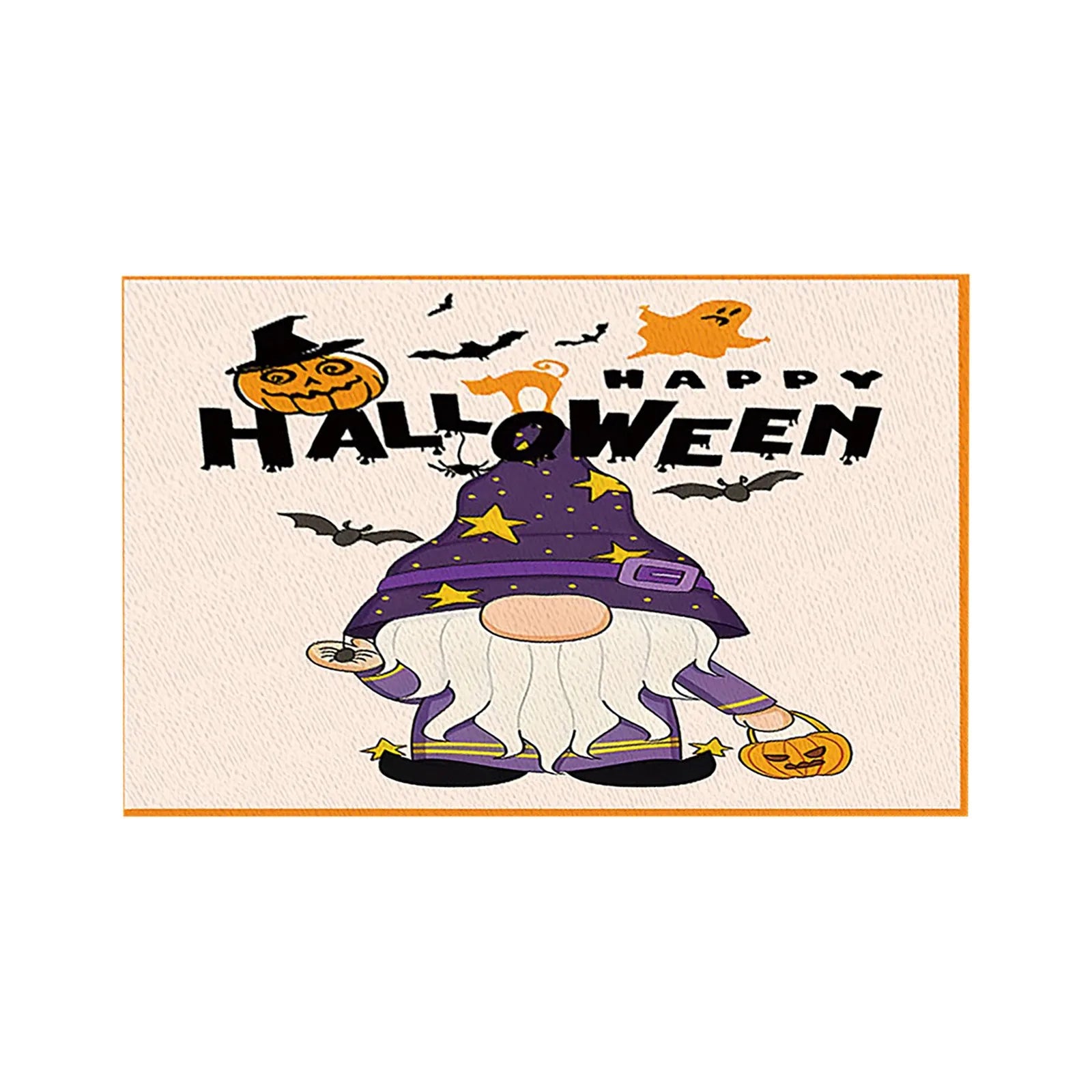 Halloween Table Placemats Linen Ghost Festival Atmosphere Table Mat Bat Pumpkin Spider Web Dining Table Decorations