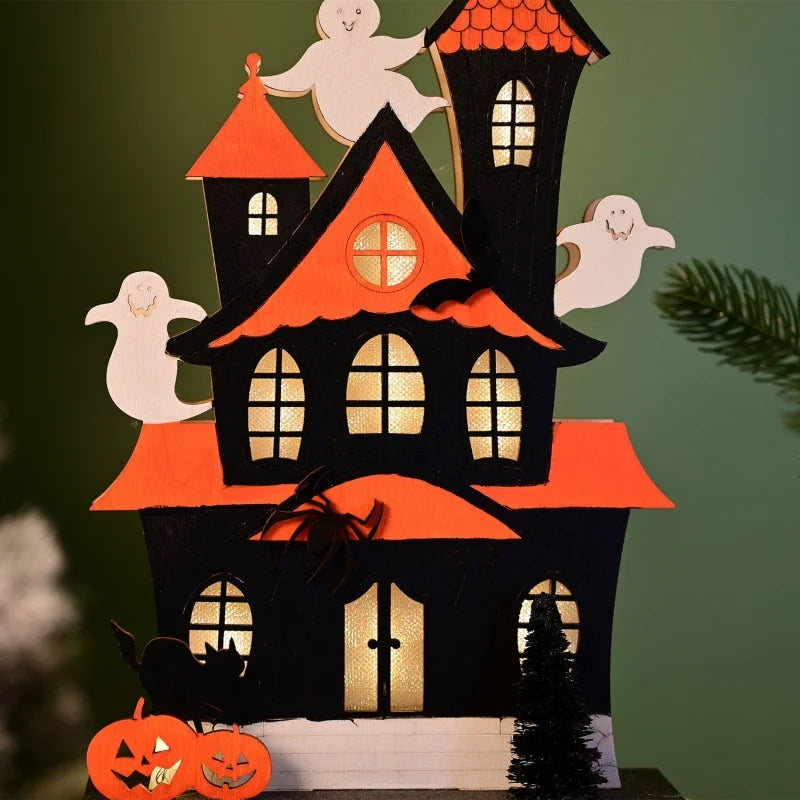 Halloween atmosphere decoration haunted house props arrangement party lighting ghost festival decoration accessories