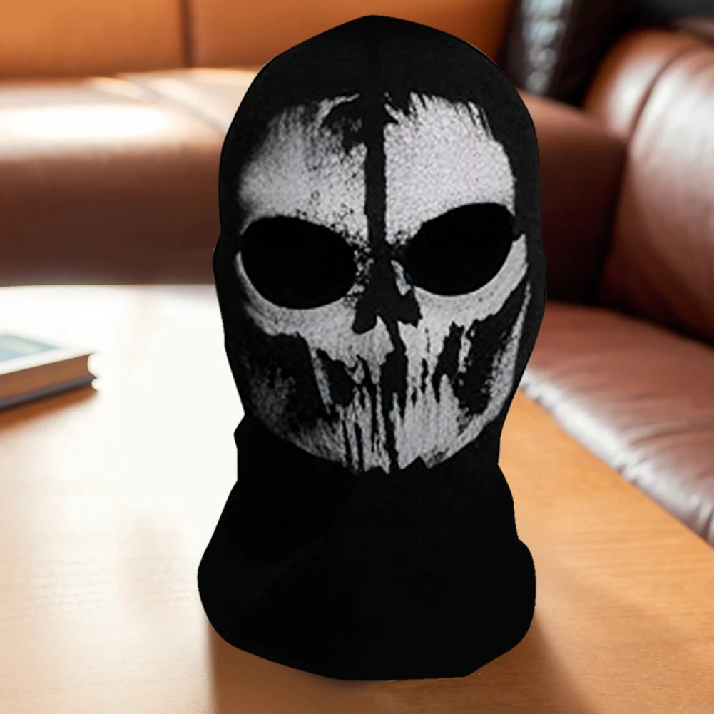 Halloween new mask Black Mask Balaclava Beanies Hats Men Ghost Skull Full Face Warmly Mask Hood Beanie Ggorros Hombre Casquette