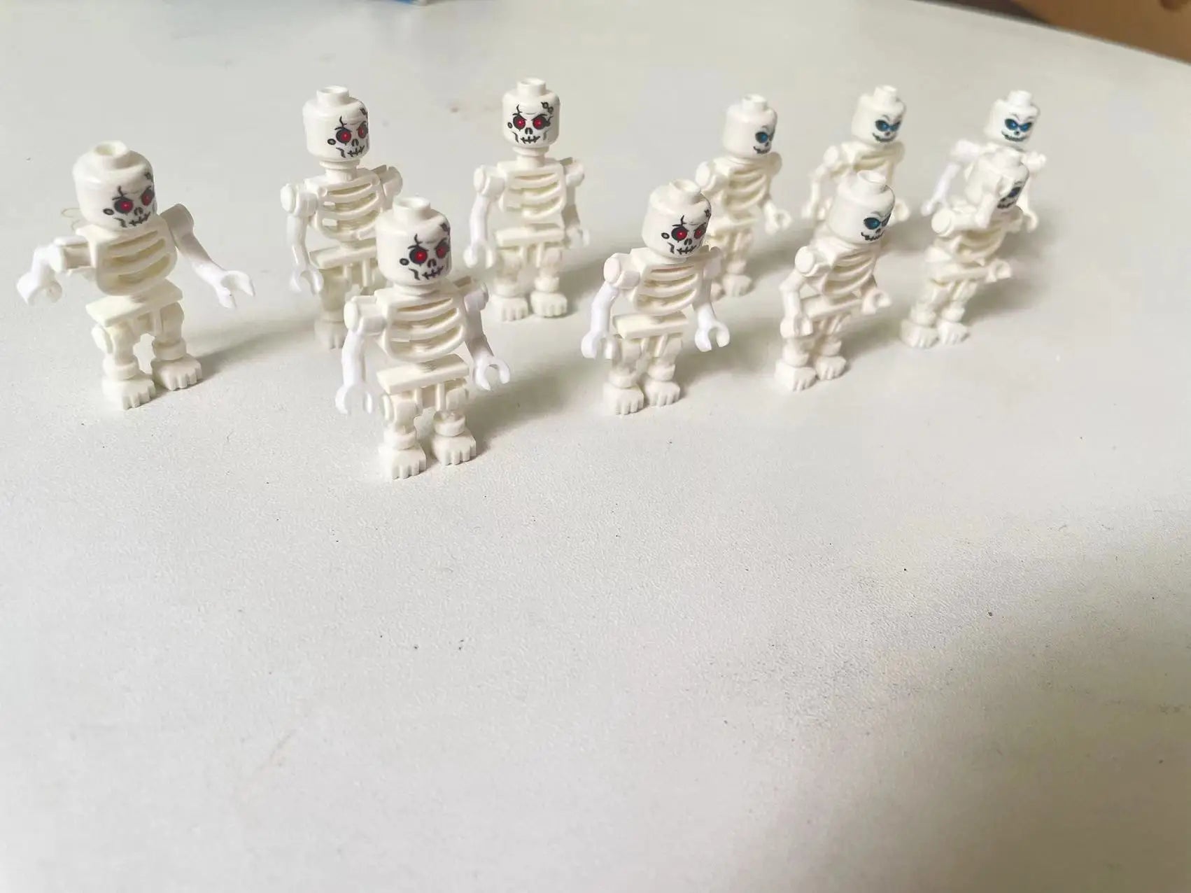 Halloween Skeleton Soldiers Ghosts Zombies Characters Building Blocks Toys Bricks Ornament Small Particle Developmental DIY Toys