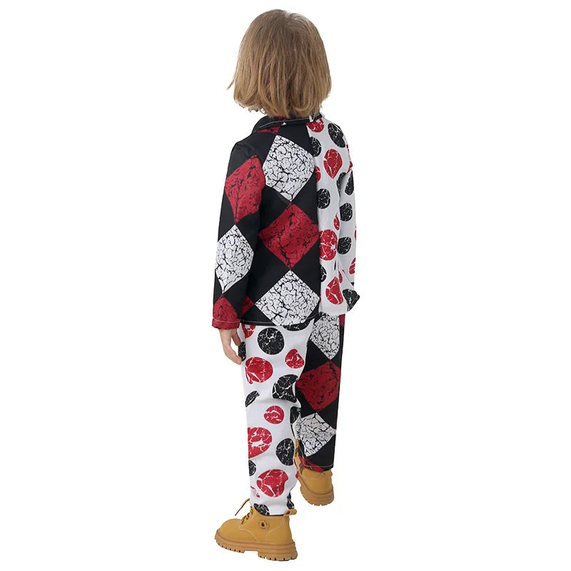 Toddler Sinister Clown Costume for Kids' Scary Creepy Halloween Boy's Suit