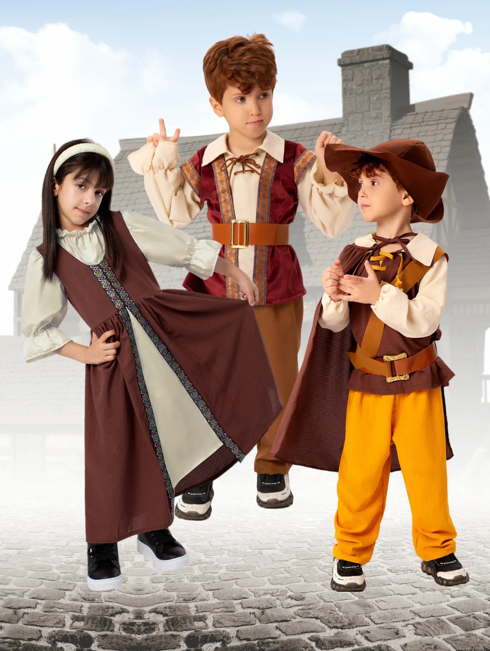 Toddler  and Little Girl Princess Prince Dress Up Costumes, Halloween Birthday Party Daily Dress Up Game Costumes