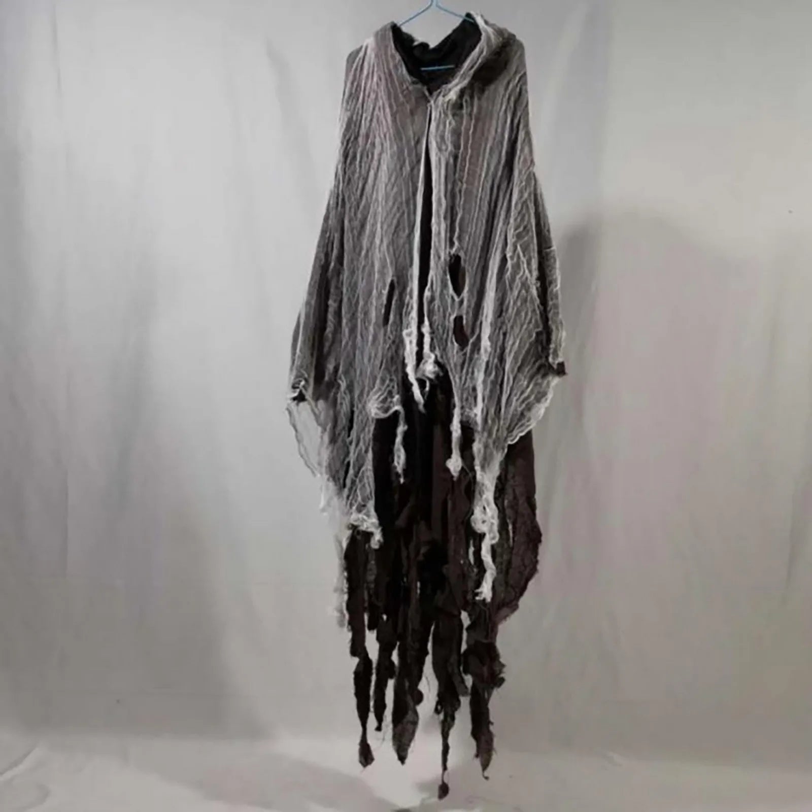Halloween Skull Skeleton Cosplay Costume Halloween Ghost Costume Cosplay Adult Death Cloak Horror Zombie Tattered Hooded Capes