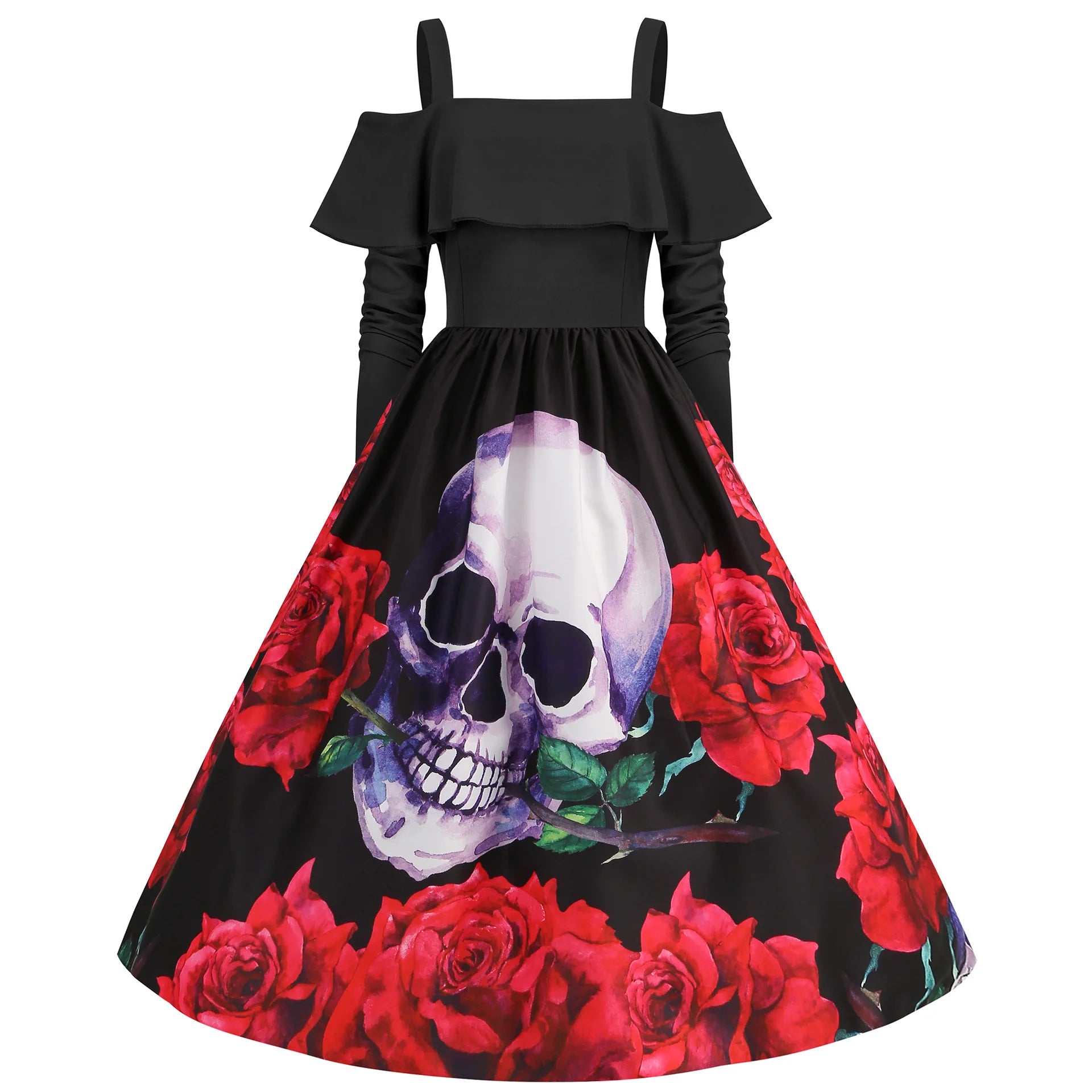 Halloween Medieval Scary Cosplay Costumes for Women Sexy Skull Ghostface Party Dress Disfraz Hombre Mujer Carnival Dress Up