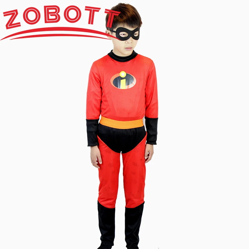 NEW Children's Halloween Costume   jumpsuit Costume boys Dash Cosplay Kids Superhero Costume
