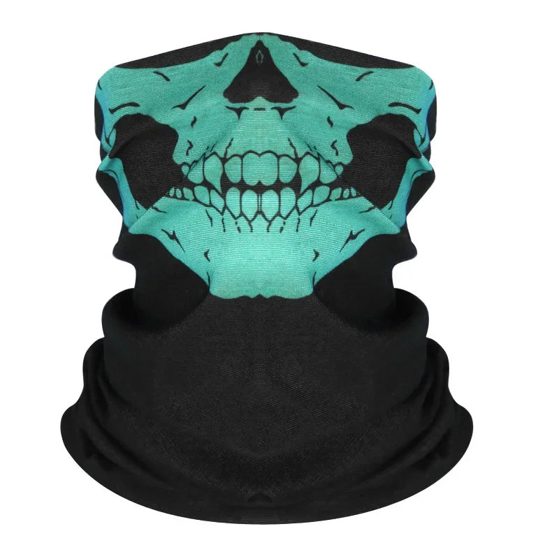 Halloween Mask Horror Skeleton Chin Mask Skeleton Performance Party Dress Up Real CS Masks
