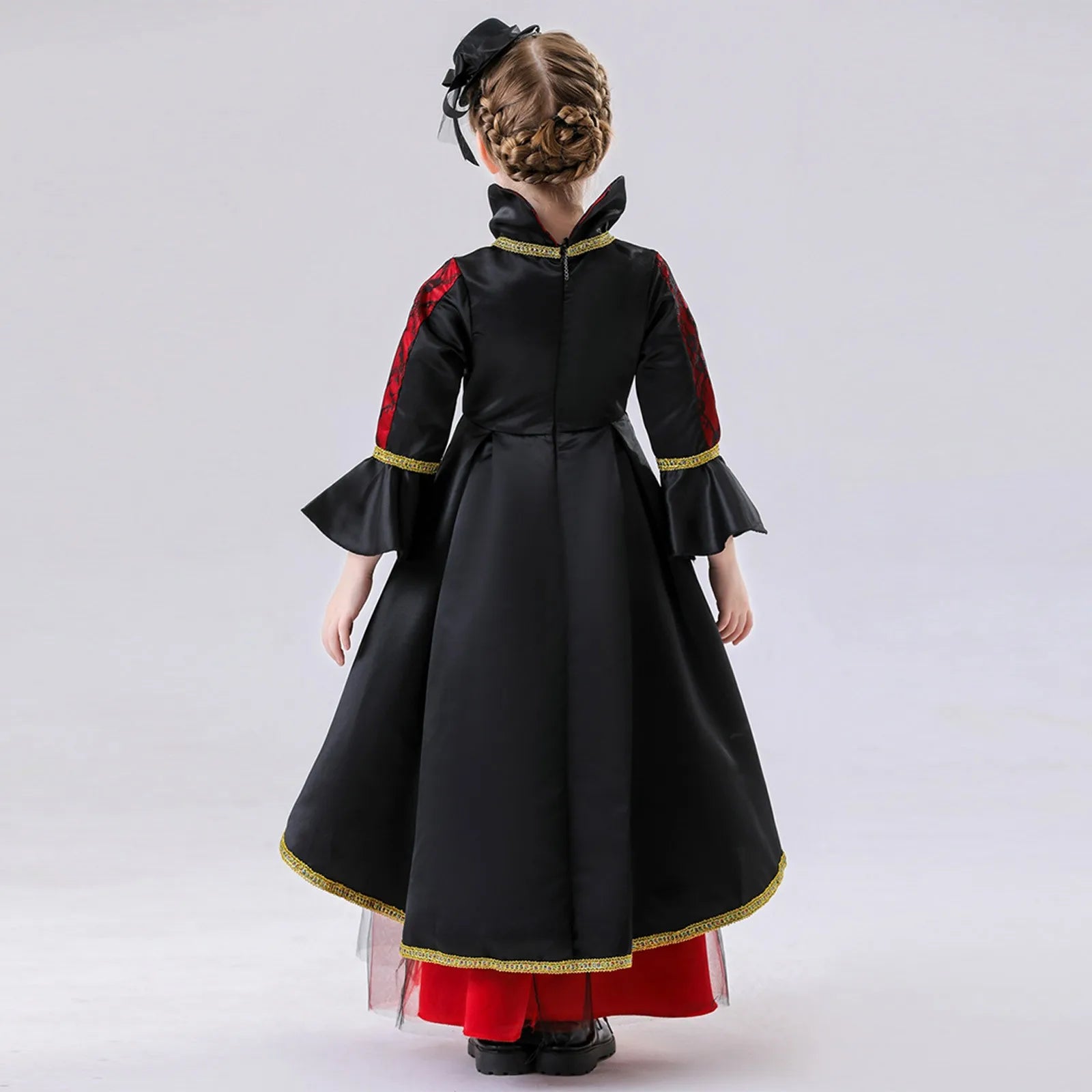 Halloween Children'S Dress Costumes For Girls Cosplay Role-Playing Magic Witch Vampire Masquerade New Medieval Costumes