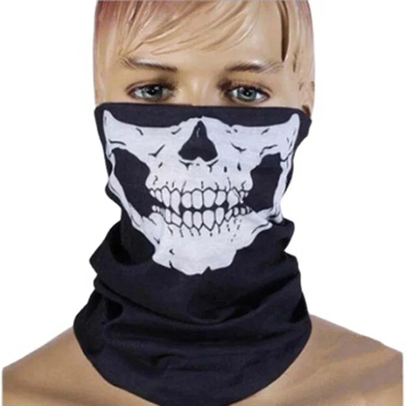 Halloween Mask Horror Skeleton Chin Mask Skeleton Performance Party Dress Up Real CS Masks
