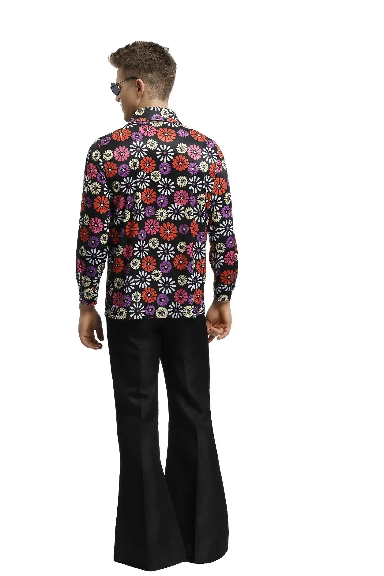 Halloween Cosplay Costumes 70s 80s Disco Couple Costume  Vintage Hippies Costume Men Women Music Festival Party Fancy Dress