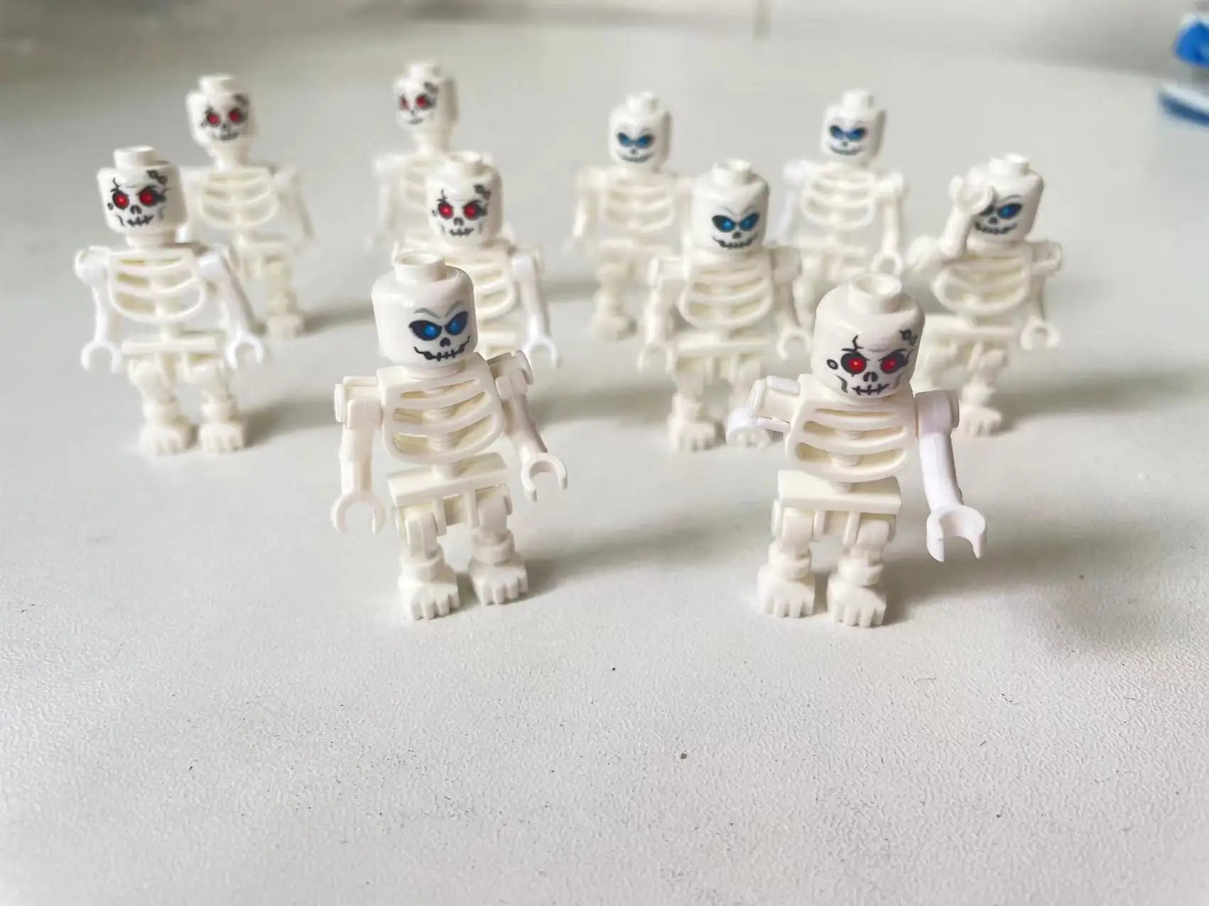 Halloween Skeleton Soldiers Ghosts Zombies Characters Building Blocks Toys Bricks Ornament Small Particle Developmental DIY Toys