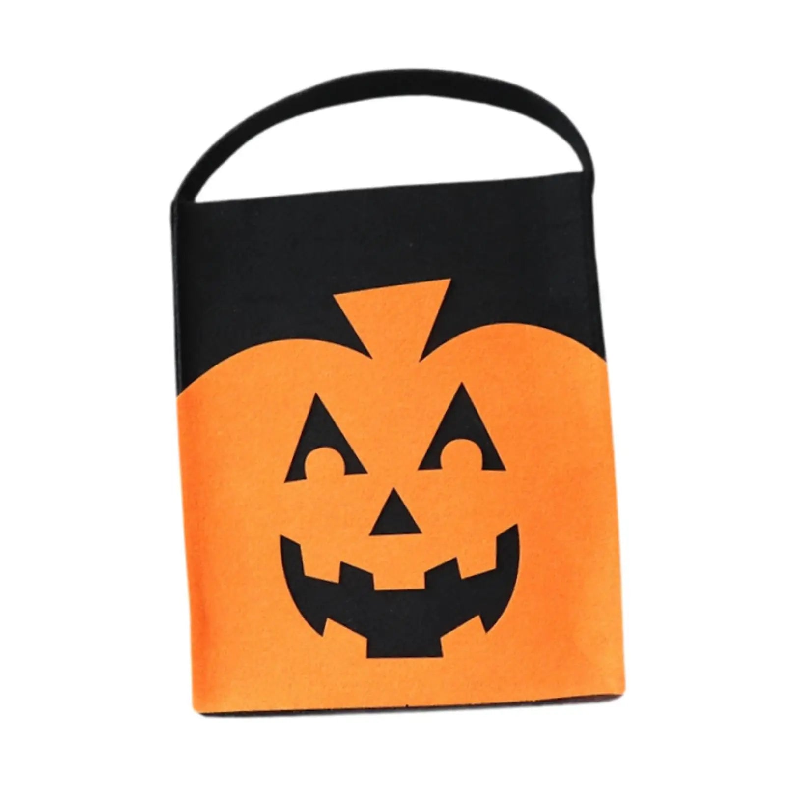 Halloween Trick or Treat Bag Candy Bag Reusable Party Supplies Carrying Bag Felt Tote Bag Gift Bag for Holiday Gifts Wrapping