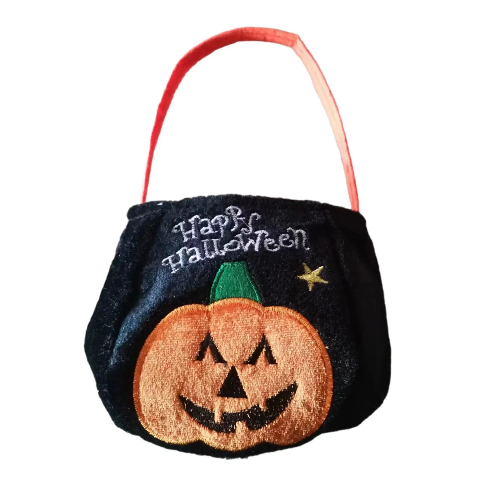 Trick or Treat Tote Bag Reusable Multipurpose Snack Grocery Bag Halloween Treat Bag Halloween Candy Basket Tote Gift Bucket