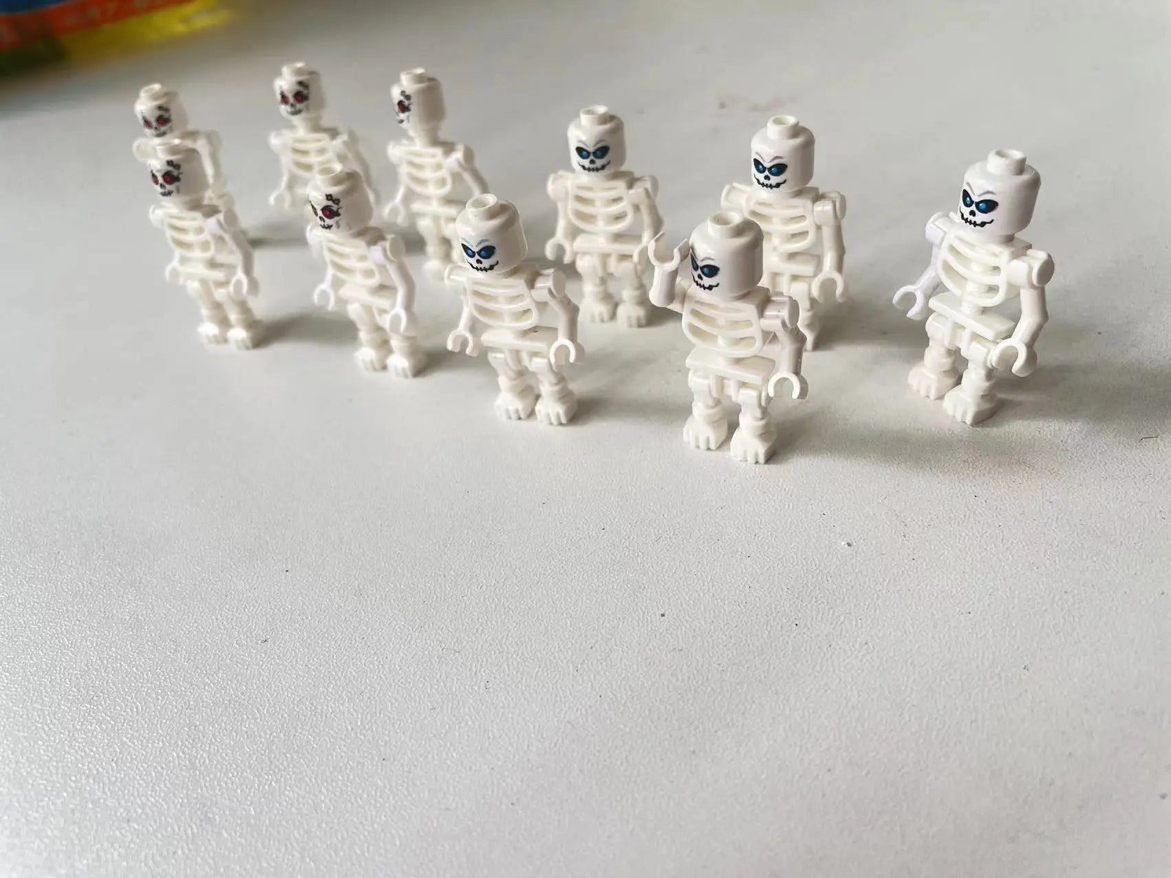 Halloween Skeleton Soldiers Ghosts Zombies Characters Building Blocks Toys Bricks Ornament Small Particle Developmental DIY Toys
