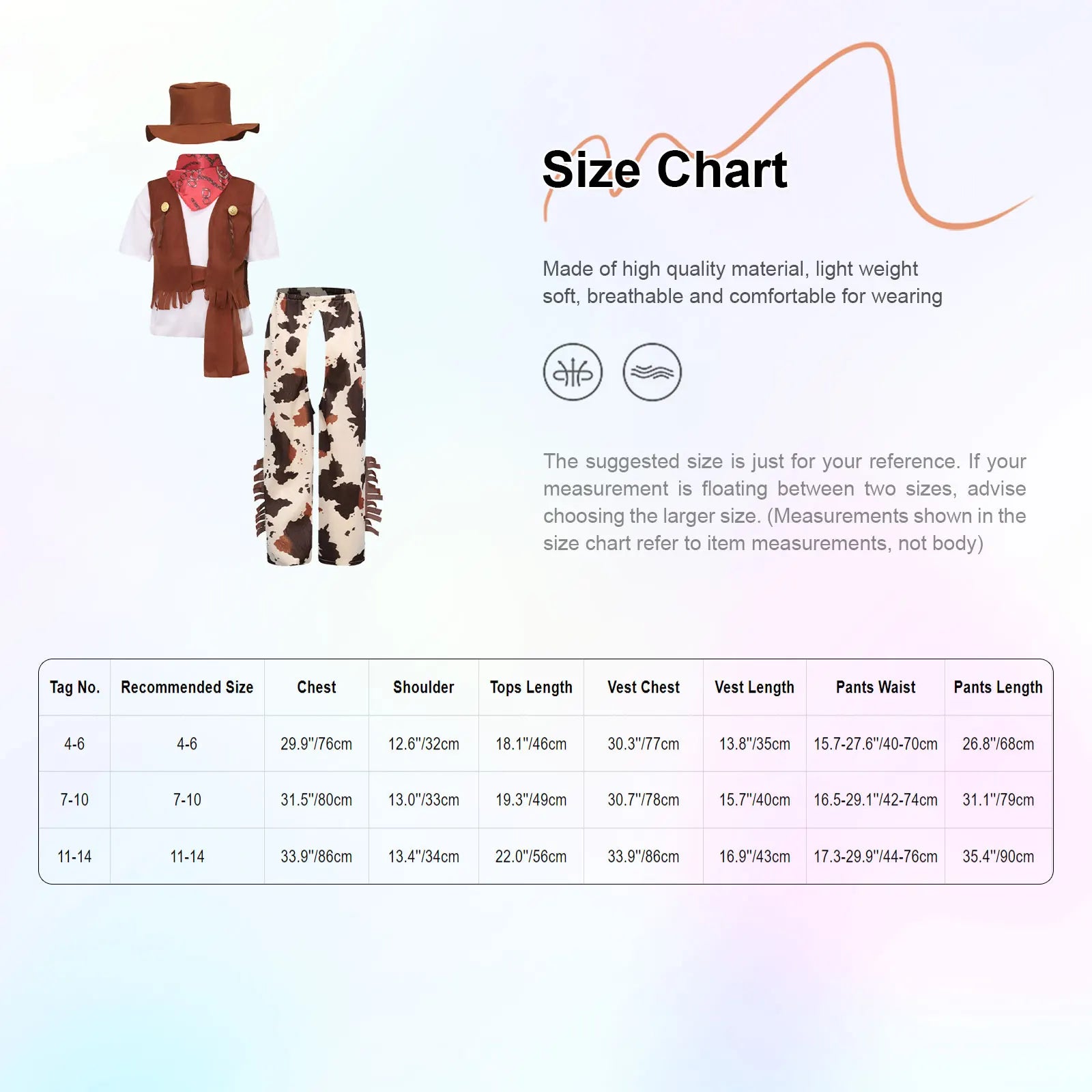 Kids Boys Halloween Western Cowboy Cosplay Costume Short Sleeve T-shirt with Pants Vest Hat Bandana Belt Set for Carnival Party