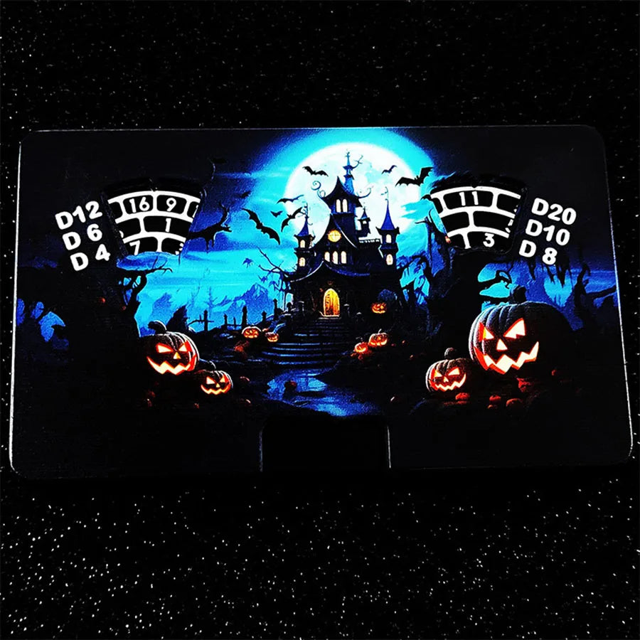 Halloween 7 in 1 Dice spinner DND Dice Polyhedron Dungeons & Dragons COC Run Group Cthulhu Run Group board game Dice boy
