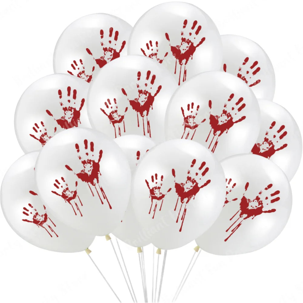 Halloween Balloons 12 Inch Black Orange White Pink Latex Balloon for Halloween Holiday Events Party Favors Supplies Decoration