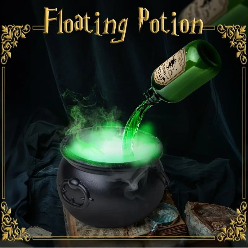 Halloween Black Witch Bowl Magic Float Bottle and Diffuser Horror House Decoration Hocus Pocus Party Scary Props Halloween Decor