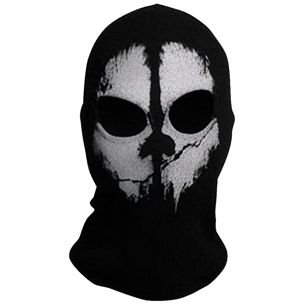 Halloween new mask Black Mask Balaclava Beanies Hats Men Ghost Skull Full Face Warmly Mask Hood Beanie Ggorros Hombre Casquette