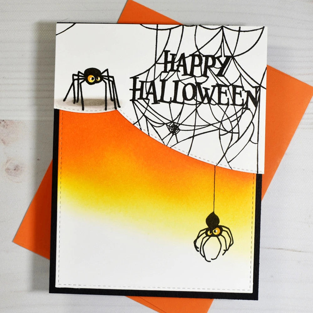 Spooky Tree Tricks No Treats Halloween is Back Metal Cutting Dies/Clear Stamp DIY Card Making Scrapbooking Stencil