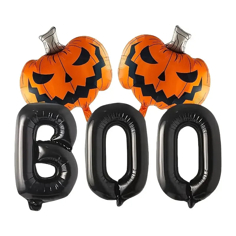 5-Balloon Set for Halloween Decorations Day of The Dead Balloons Birthday Party Decorations Photography Studio Props and Scenes