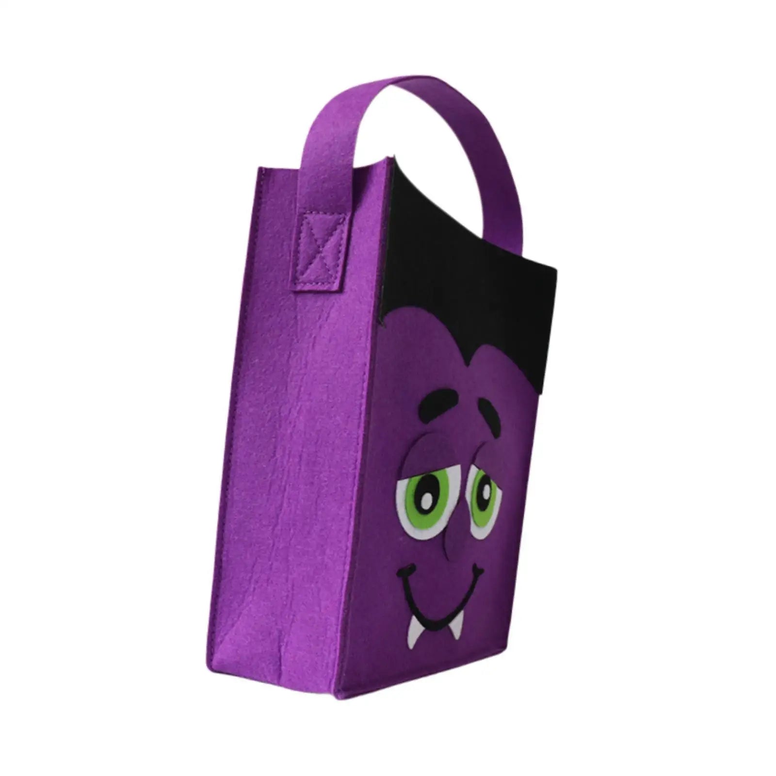 Halloween Trick or Treat Bag Candy Bag Reusable Party Supplies Carrying Bag Felt Tote Bag Gift Bag for Holiday Gifts Wrapping