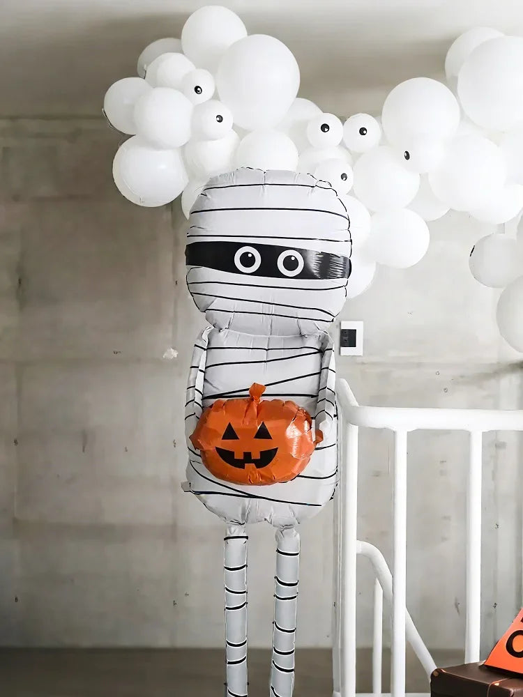 200/44cm Halloween mummy Balloons for Halloween Party Indoor, Outdoor, Yard, Garden Decoration Holiday Supplies