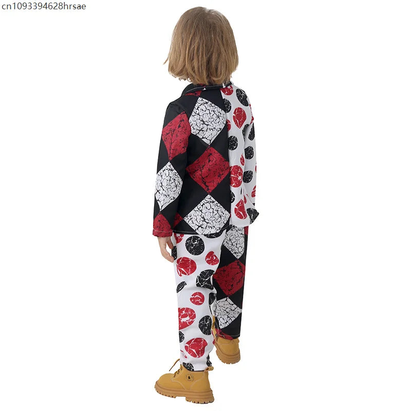 Toddler Sinister Clown Costume for Kids' Scary Creepy Halloween Boy's Suit