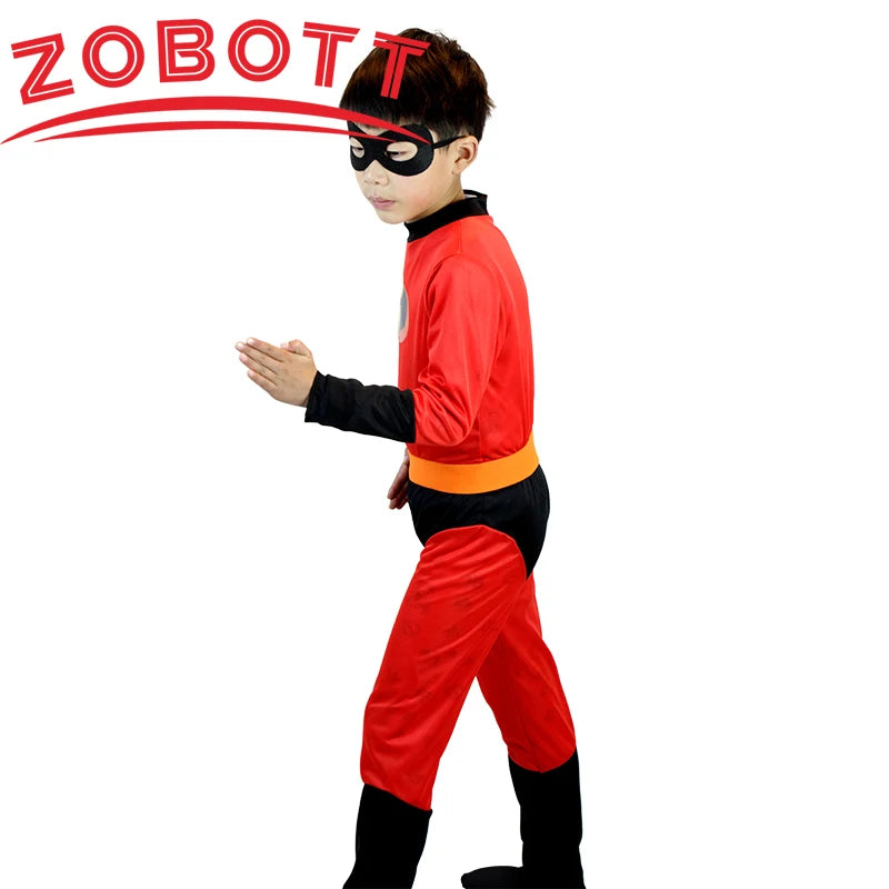 NEW Children's Halloween Costume   jumpsuit Costume boys Dash Cosplay Kids Superhero Costume