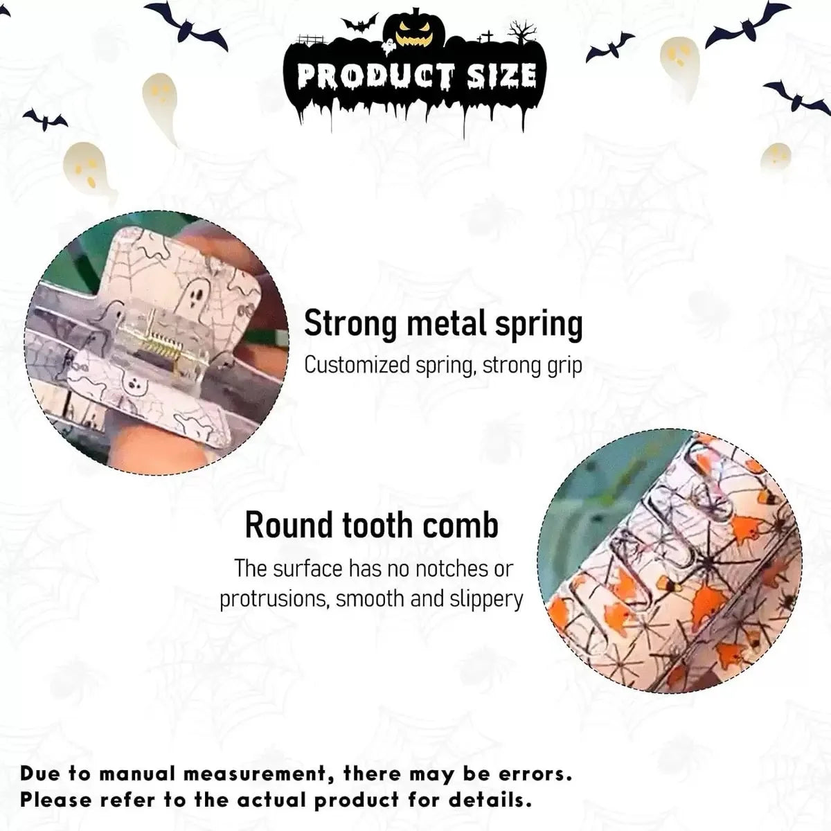 Halloween Theme - With Ghost/Pumpkin/Bat Patterns, Perfect For Holiday Party Costumes, Fashion Accessories For Women And Girls