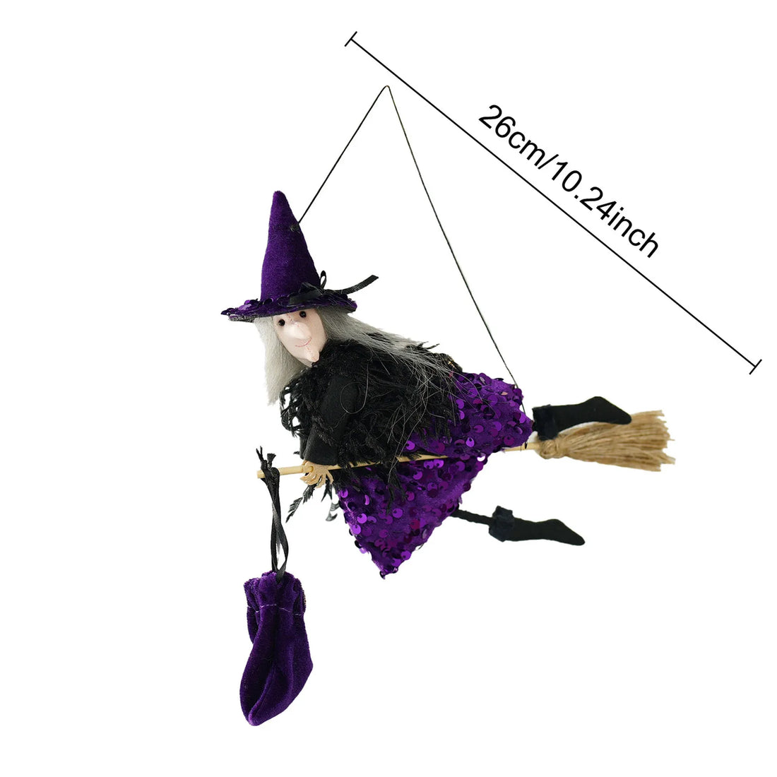 Halloween Decorations Witch Small Pendants Home And Party Decorations Halloween Party Decoration Hanging Pendants Scene Dress Up